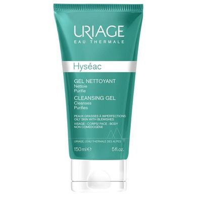 Uriage, Hyseac Cleansing Gel, oczyszczający żel do mycia twarzy, 150 ml