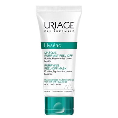 Uriage, Hyseac Purifying Peel-Of Mask, oczyszczająca maska do twarzy, 50 ml