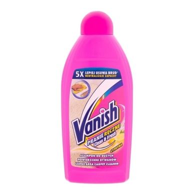 Vanish, szampon 3w1, do prania ręcznego dywanów i tapicerki, cytrynowy, 500 ml