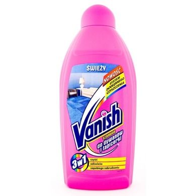 Vanish, szampon 3w1, do prania ręcznego dywanów i tapicerki, świeży, 500 ml