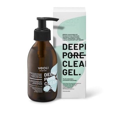 Veoli Botanica, Deeply Pore Cleansing Gel, głęboko oczyszczający żel do mycia twarzy z ekstraktem z zielonej herbaty, 200 ml