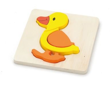 Viga Toys, Pierwsze puzzle maluszka, kaczka