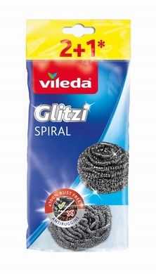 Vileda, Glitzi Spiral, zmywak stalowy, 160561