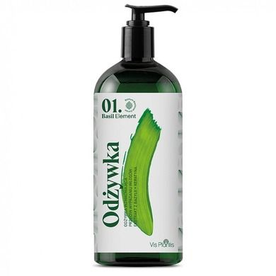 Vis Plantis, 01.Basil Element, odżywka wzmacniająca przeciw wypadaniu włosów, 500 ml
