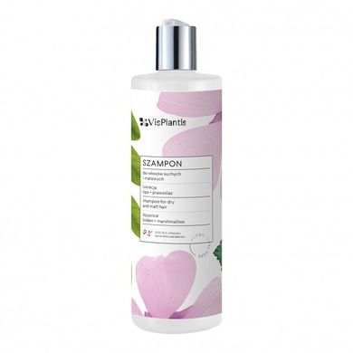 Vis Plantis, Herbal Vital Care, szampon do włosów suchych i matowych, lukrecja-prawoślaz-lipa, 400 ml