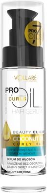 Vollare, Pro Oils, Perfect Curls, Coconut Oil, serum do włosów kręconych, 30 ml