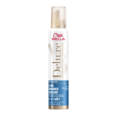 Wella, Deluxe Wonder Volume&Protection, ultra mocna pianka do włosów, 200 ml