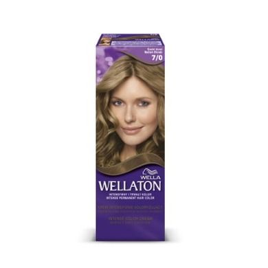 Wella, Wellaton Intense Permanent Color, krem intensywnie koloryzujący, 7/0 medium blonde, 1 szt.