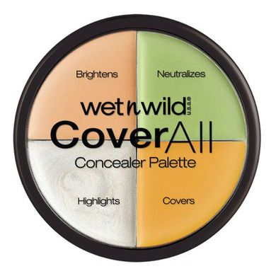 Wet n Wild, Cover All Concealer Palette, paleta korektorów do twarzy, 6.5 g