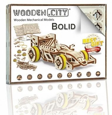 Wooden City, Bolid, drewniane puzzle 3D