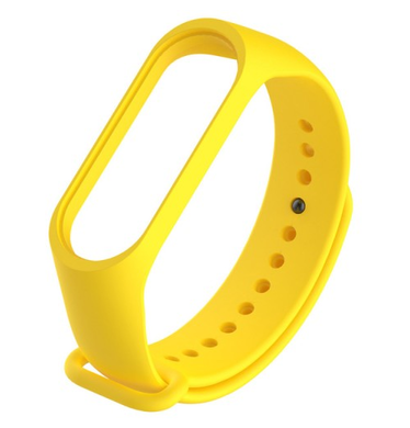 Xiaomi, silikonowy pasek do Xiaomi Mi Band 3/Mi Band 4, żółty