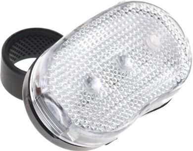 Xqmax, lampka rowerowa, na przód, 3 LED, biała