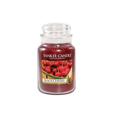 Yankee Candle, świeca zapachowa, duży słój, Black Cherry, 623g