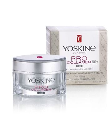 Yoskine, Classic Pro Collagen 60+, krem na noc, 50 ml