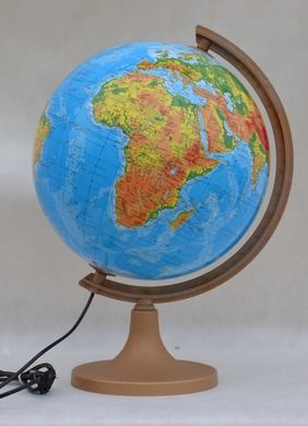 Zachem, globus fizyczny, podświetlany, 320 mm