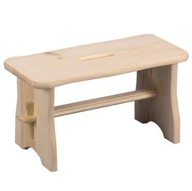 Zeller, drewniany stołek