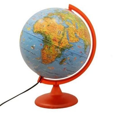 Zoo Globe, globus podświetlany, 25 cm