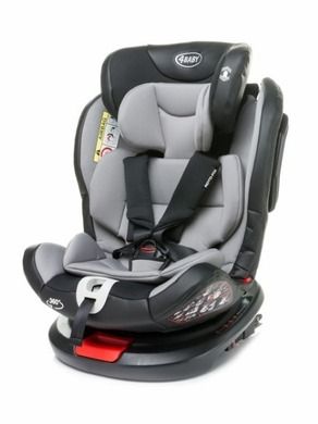 4Baby, Roto-Fix, fotelik samochodowy, 0-36 kg, light grey