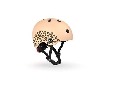 Scoot & Ride, kask dla dzieci, rozmiar XXS-S, 1-5 lat, Leopard