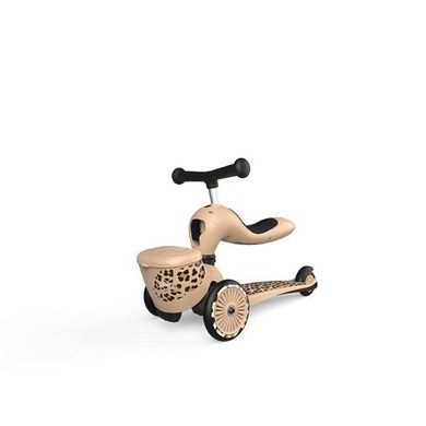 Scootandride, Highwaykick 1, Lifestyle, jeździk i hulajnoga 2w1, Leopard