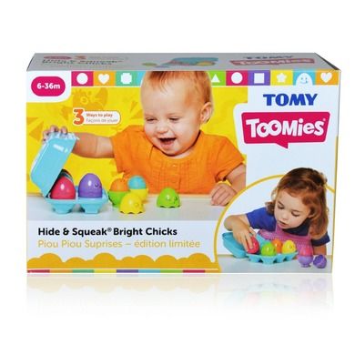 Tomy Tomies, piszczące jajeczka, zabawka interaktywna, 6szt.