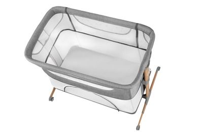 MoMi, Smart Bed, łóżeczko dostawne, 4w1, szare