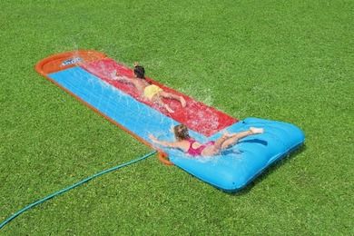 Bestway, H2oGo!, ślizgawka podwójna, tsunami z rampą, 4.88 m