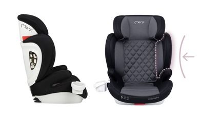 MoMi, Quick Fix, fotelik samochodowy, 15-36 kg, czarny