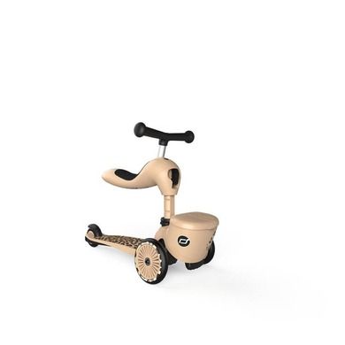 Scootandride, Highwaykick 1, Lifestyle, jeździk i hulajnoga 2w1, Leopard