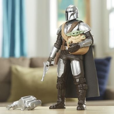 Star Wars, Galactic Action, Mandalorian, figurka z dźwiękiem, 30 cm