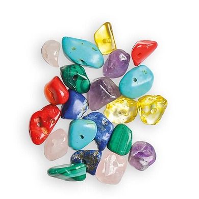 Janod, zestaw kreatywny do tworzenia biżuterii z kamieniami szlachetnymi, Lucky Charms
