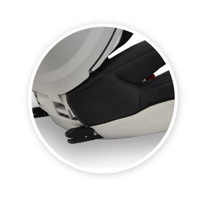 MoMi, Quick Fix, fotelik samochodowy, 15-36 kg, czarny