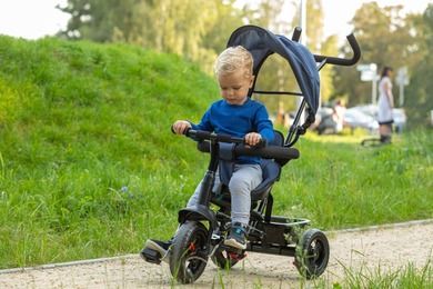 Qkids, Mila, rowerek trójkołowy, szary