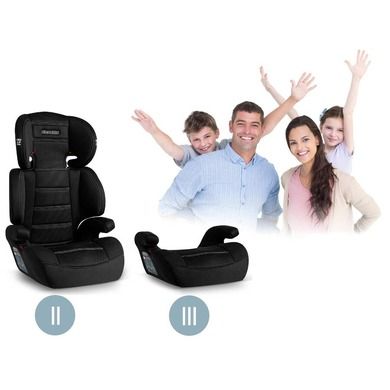 Ricokids, fotelik samochodowy, 15-36 kg, Sandro, czarny