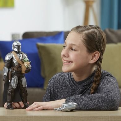 Star Wars, Galactic Action, Mandalorian, figurka z dźwiękiem, 30 cm