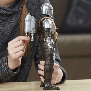 Star Wars, Galactic Action, Mandalorian, figurka z dźwiękiem, 30 cm