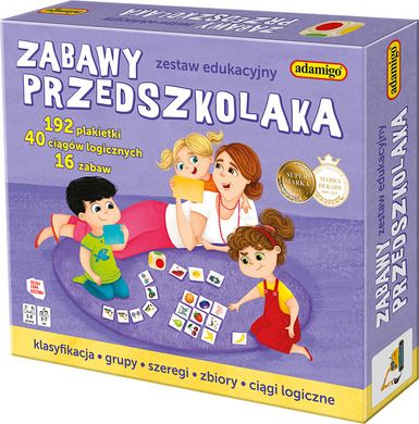 Adamigo, Zabawy Przedszkolaka, zestaw gier logicznych i edukacyjnych