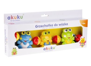 Akuku, Żabki, grzechotka do wózka