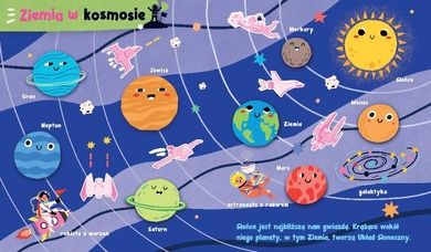 Album z naklejkami. Poznaję i wyklejam. W kosmosie