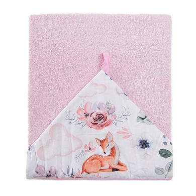 Babymatex, Maxi Junior, Sarenki, okrycie kąpielowe, róż, 140-70 cm