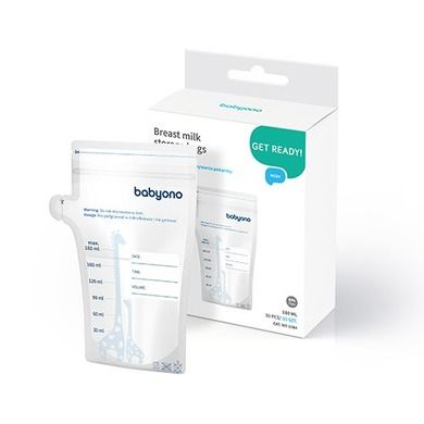 BabyOno, woreczki do przechowywania pokarmu, 180 ml, 30 szt.