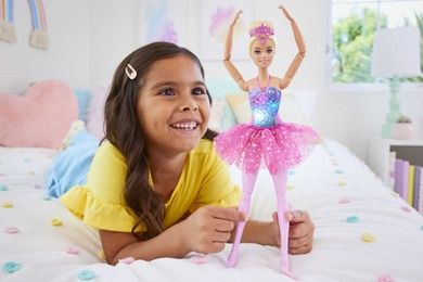 Barbie, Baletnica, Magiczne światełka, lalka blondynka