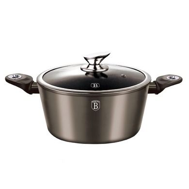 Berlinger Haus, garnek granitowy Carbon Metallic, 28 cm, 6,5l