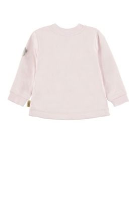 Bluza dziewczęca, rozpinana, bawełna organiczna, różowa, Bellybutton