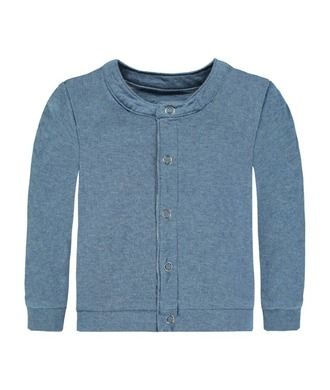 Bluza niemowlęca dwustronna, rozpinana, niebieska, Kanz