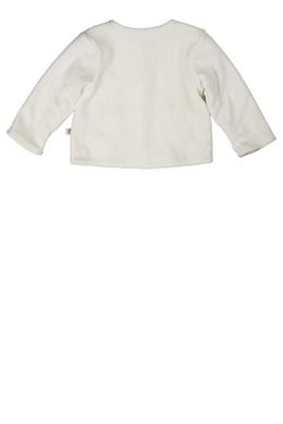 Bluza niemowlęca, rozpinana, biała, miś, Kanz