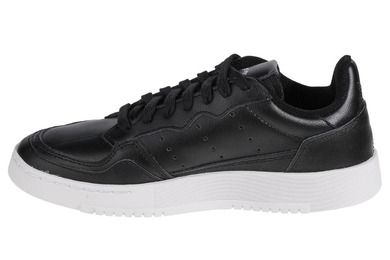 Buty sportowe chłopięce, czarne, Adidas Supercourt J