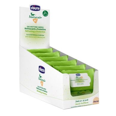 Chicco, chusteczki nawilżane odstraszające komary, 20 szt.