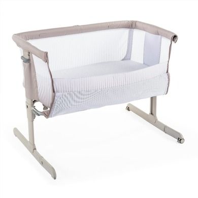 Chicco, Co-Sleeping Chicco Next2me, łóżeczko dostawne, Air Dark Beige