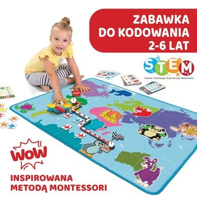 Chicco, Edu4you, Poznaj Świat - baw się i koduj, mata edukacyjna